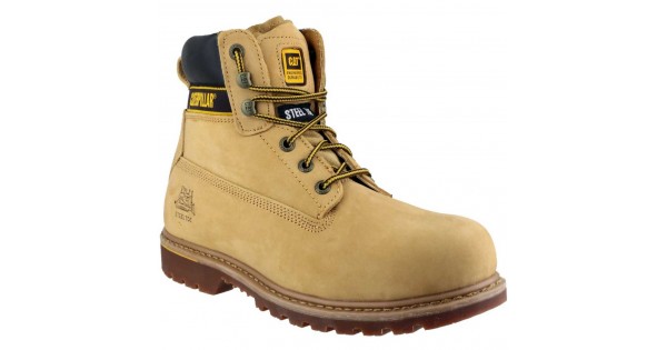 Cat holton sale safety boots honey